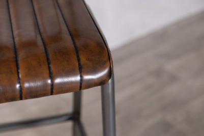 hammerwich-gunmetal-stool-brown-seat